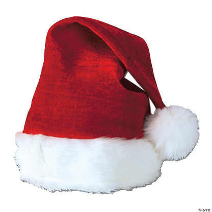 Beistle Velvet Santa Hat with Plush Trim Party Accessory, 3 pack