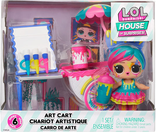 LOL House of Surprises Art Cart