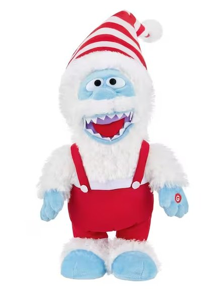 Gemmy Plush Animated Bumble Side Stepper from Rudolph the Red Nosed Reindeer, 12 inch