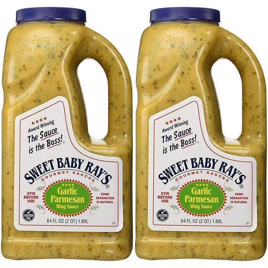 Sweet Baby Ray's Garlic Parmesan Wing Sauce - 64 Oz. Jug (2-Pack)