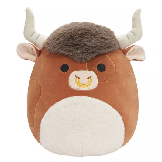 Squishmallows Shep the Brown Spotted Bull 11" Plush Stuffed Animal Toys