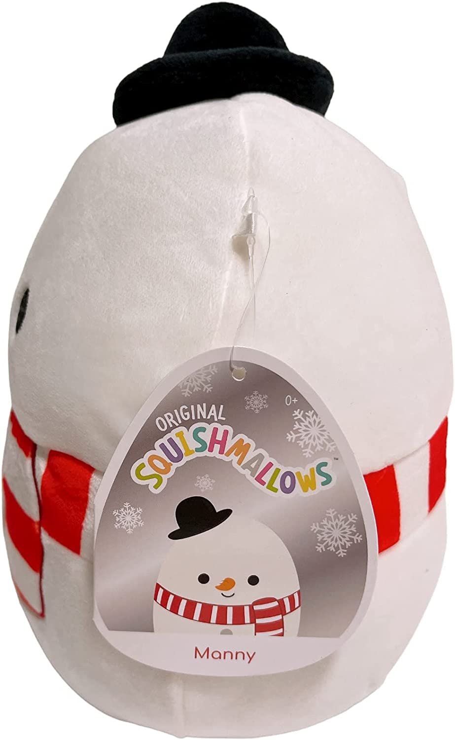 Squishmallows Kellytoy Christmas Squad 8" Manny The Snowman, Winter Plush Doll