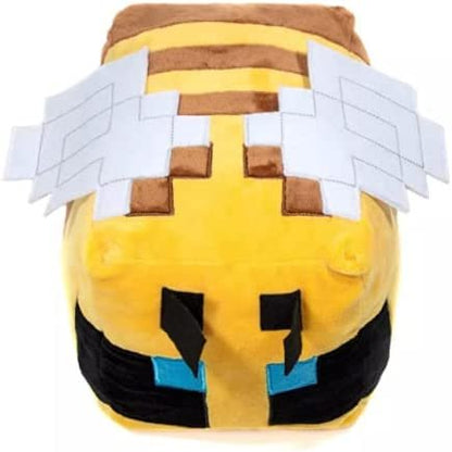 Minecraft Bee Kids Bedding Plush Cuddle and Decorative Pillow Buddy, Microfiber, Yellow, Mojang, Gaming Bedding