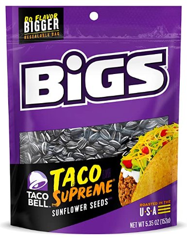 Bigs Taco Supreme Sunflower Seeds, 1 bag, 5.35 oz