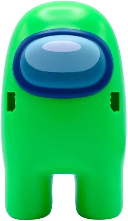 Just Toys LLC Among Us Action Figures Series 2 Green Action Figure w/Crown and Pink Flower
