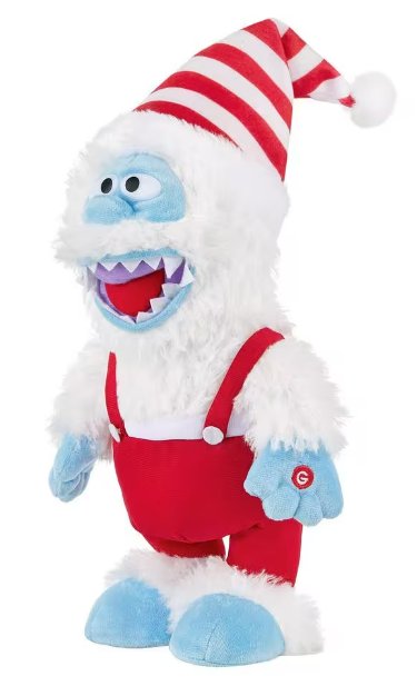 Gemmy Plush Animated Bumble Side Stepper from Rudolph the Red Nosed Reindeer, 12 inch