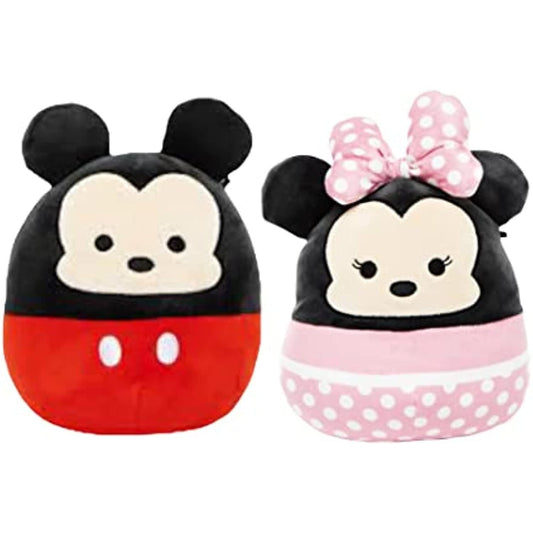 Squishmallow Perfect Pairs - Set of 2 Squishmallows - Mickey Mouse & Minnie Mouse 8" Set