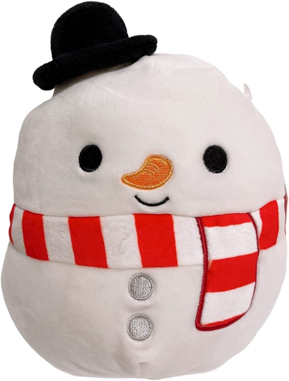 Squishmallows Kellytoy Christmas Squad 8" Manny The Snowman, Winter Plush Doll