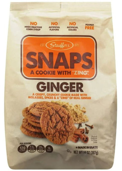 Stauffer's Cinnamon Apple, Pumpkin Spice & Ginger Snaps Variety 3 Pack, 14 oz. Bags