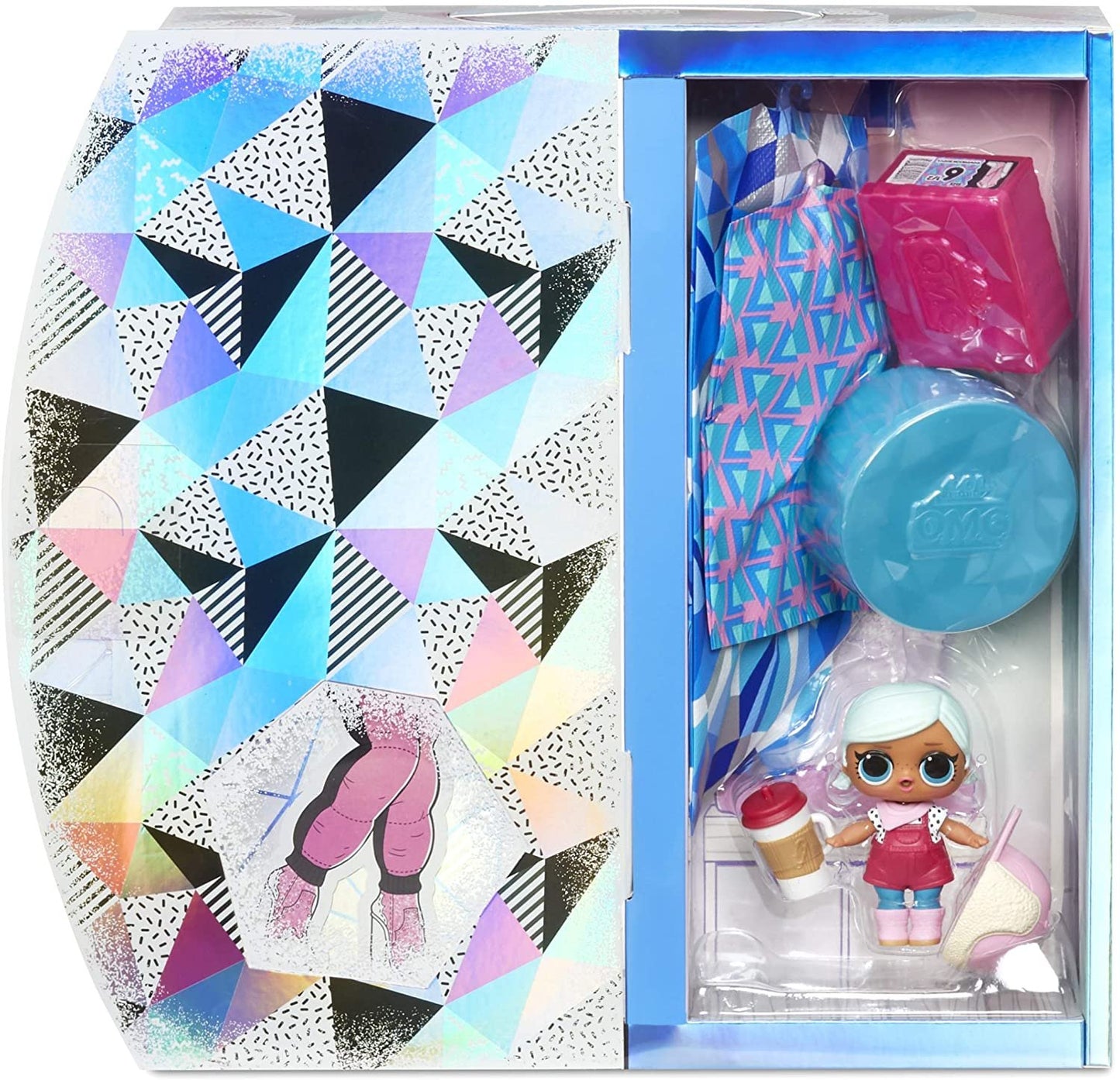 L.O.L. Surprise! O.M.G. Winter Chill ICY Gurl Fashion Doll & Brrr B.B. Doll with 25 Surprises (570240)