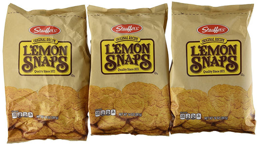 Stauffer's Lemon Snaps Cookies, 3 pack
