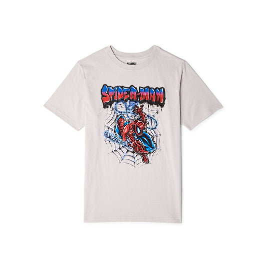 Spider-Man Boys Airbrush Spidey-1 Short Sleeve T-Shirt, Sizes 4-18