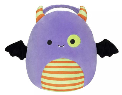 Squishmallows Blaze Purple Monster Halloween Treat Soft Plush Bucket Pail