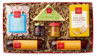Hickory Farms Sweet & Savory Collection - 25 oz - Includes Summer Sausage, Mints, Onion Cheese Blend & More