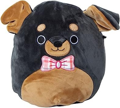 Squishmallows 7" Mateo The Rottweiler with Bowtie