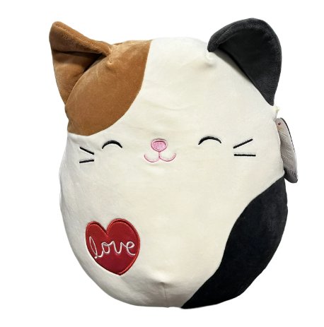 Squishmallows 12" Valentine Calico Cat Cam