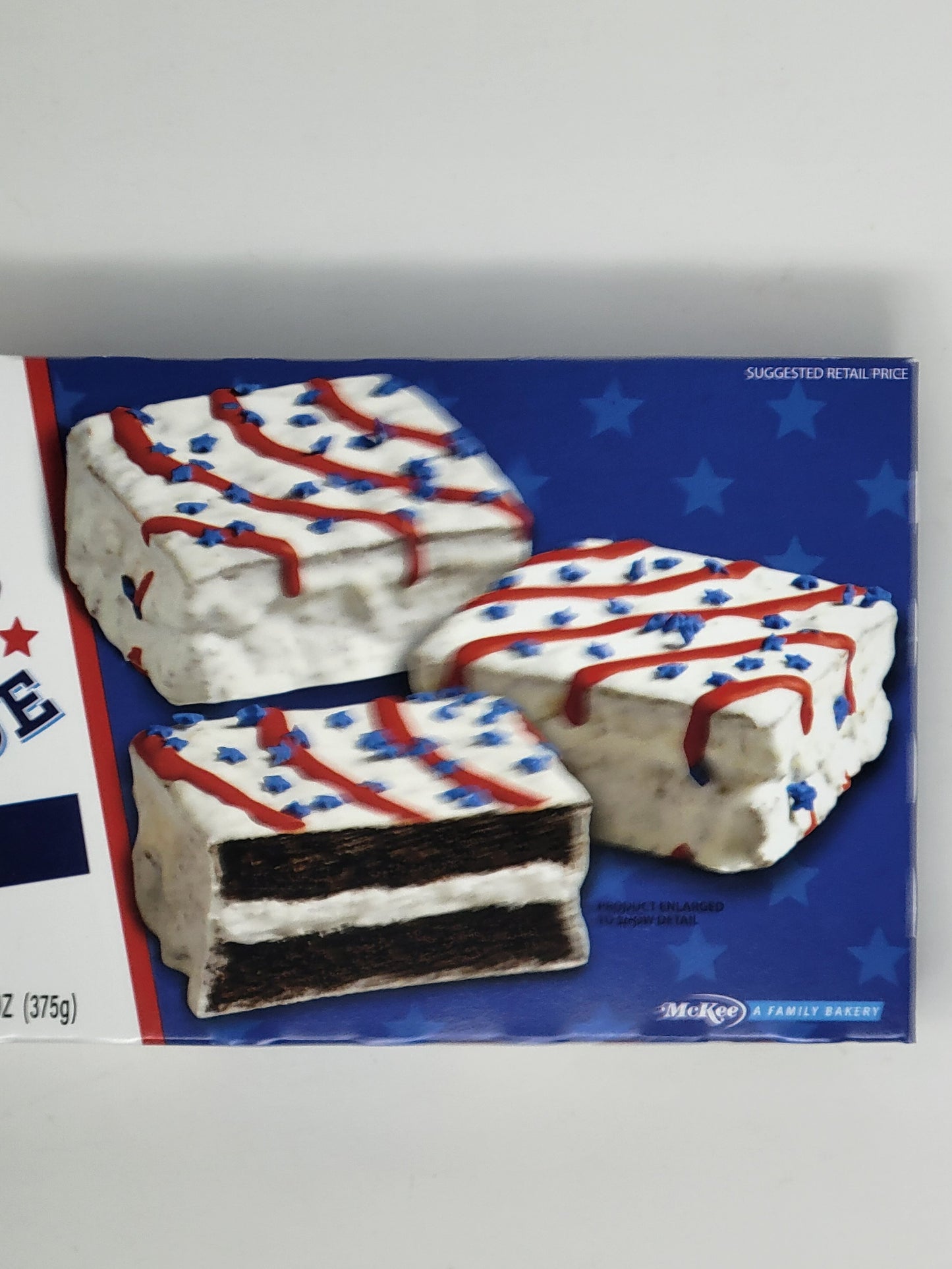 Little Debbie Red White and Blue Bundle, Chocolate cake, Vanilla Cake and Brownie, 1 box of Each