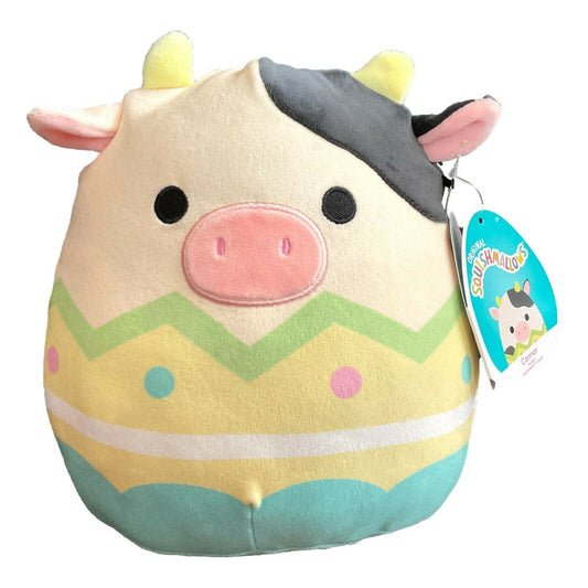 Squishmallows 2022 Connor The Cow In Easter Egg Spring 8 Inch Plush