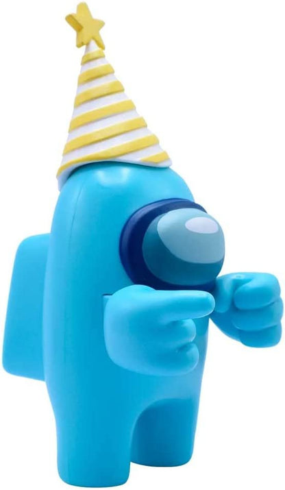 Just Toys LLC Among Us Action Figures Series 2 (Aquamarine w/ Party Hat)