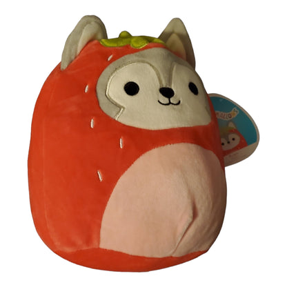 Squishmallows 8" Ryan in Strawberry Costume, hard to find