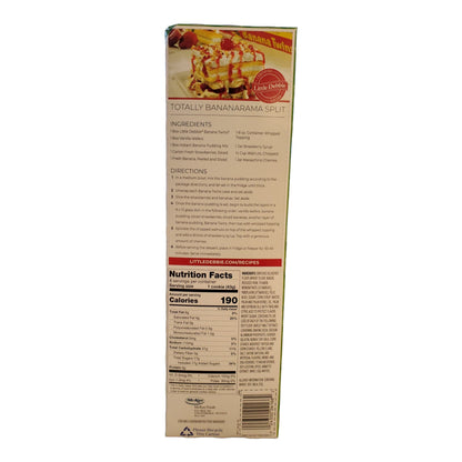 Little Debbie Banana Marshmallow Pies, 2 boxes 12.10 oz each, 8 sandwhich cookies each, 16 pies total