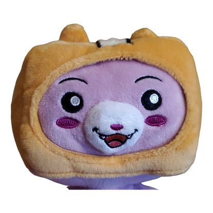 Official Lankybox Smiling Foxy Plush Toy, 8"