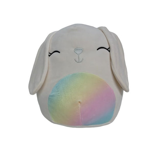 Squishmallows Official Kellytoys Plush 12 Inch Robyne the White Bunny with Rainbow Belly Easter Edition Ultimate Soft Plush Stuffed Toy