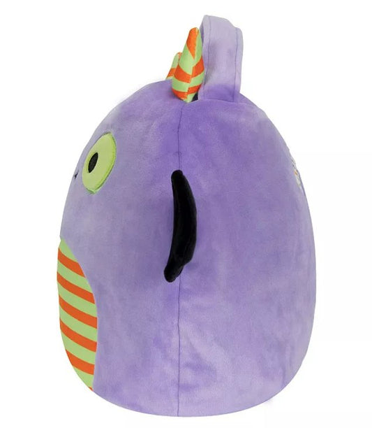 Squishmallows Blaze Purple Monster Halloween Treat Soft Plush Bucket Pail