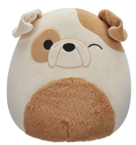 Squishmallows 12" Bulldog Brock Medium Plush