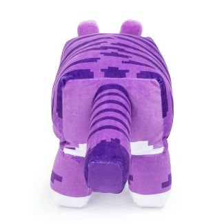 Minecraft Legends Tiger Pillow Buddy, Purple Tiger, 22" long nose to tail tip