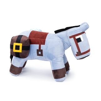 Minecraft Legends Pack Horse Pillow Buddy Plush, 19" Long