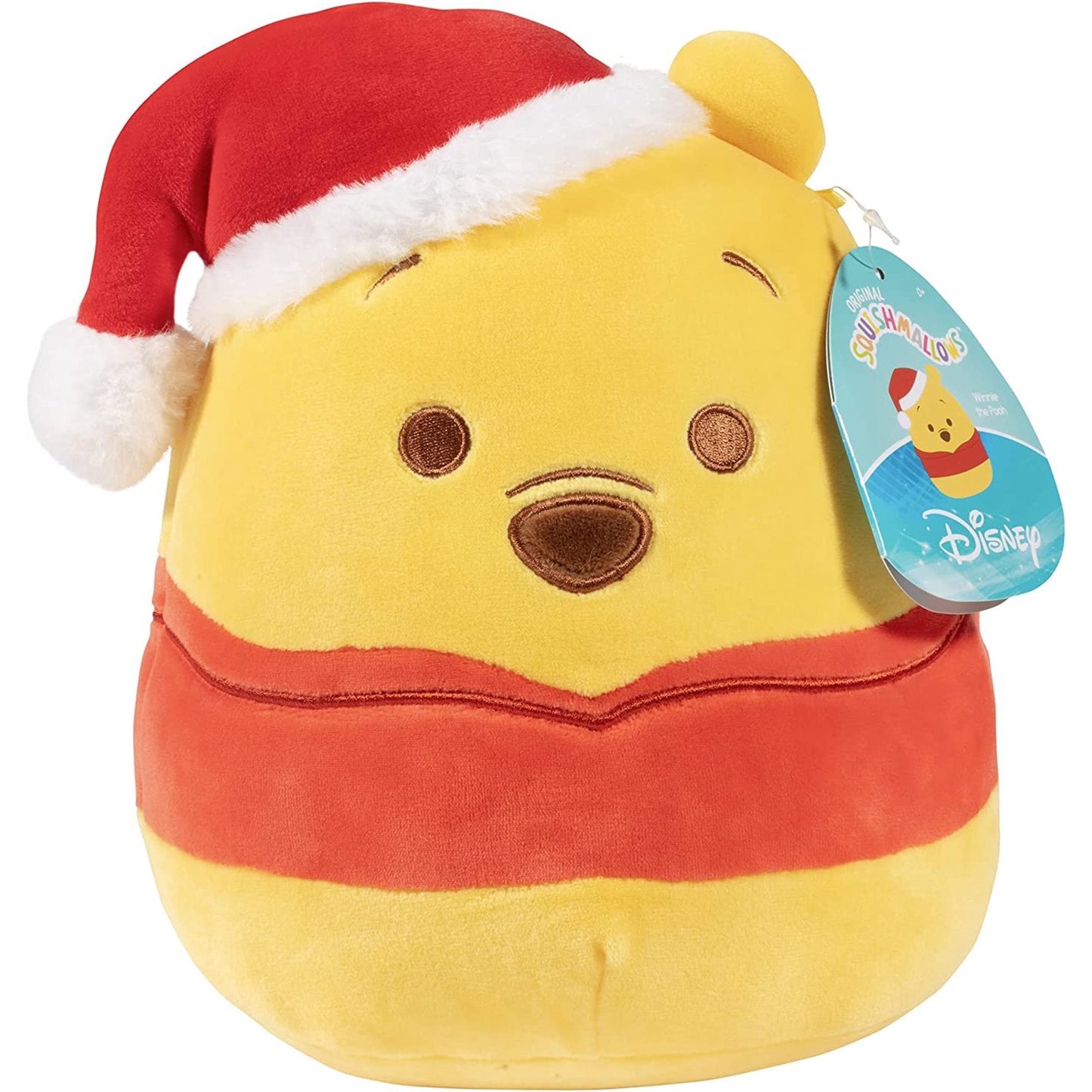 Squishmallows 8" Disney Winnie the Pooh with Santa Hat