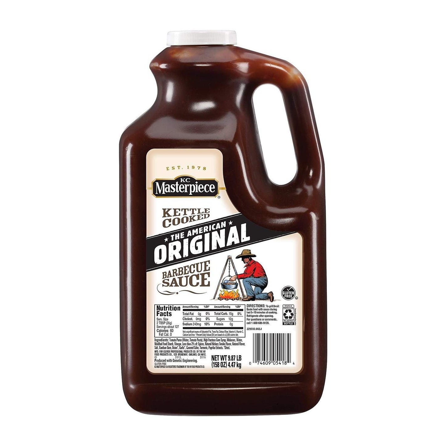 KC Masterpiece Original BBQ Sauce - 158 oz.