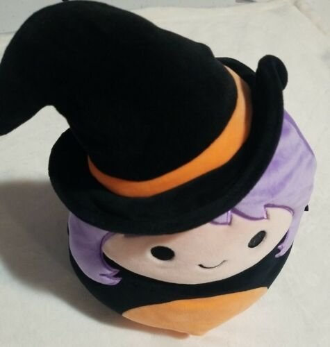 Squishmallows 12" Madeleine Witch Super Soft Plush Purple Hair Halloween Special Edition