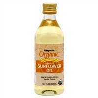 Wegman's Organic Sunflower Oil, 16.9 Fl Oz, Pack of 2, Cooking, Frying, Expeller Pressed, High Oleic