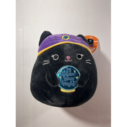 Squishmallow 9" Bly Psychic Cat Black 2022 Halloween Stuffed Animal