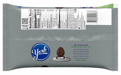 York Peppermint Patty Eggs, 4 Packs of 9.6 oz Bags, Individually Wrapped Dark Peppermint Easter Eggs