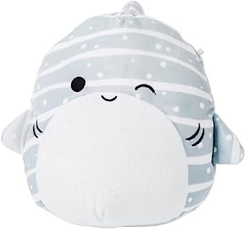 Squishmallows Official Kellytoys ~ Sachie the Whale Shark ~ 7.5 Inch Plush Toy