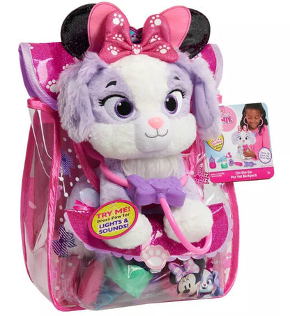 Minnie Disney Junior Mouse On-The-Go Pet Vet Backpack