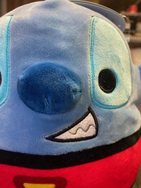 Squishmallows Stitch in Super Hero Suit 8" Super Soft Kellytoy Plush