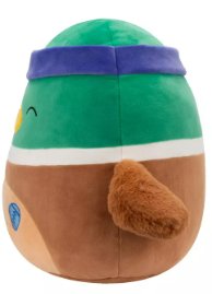 Squishmallows 12" Avery Mallard Duck with Sweatband and Rugby Ball Medium Plush