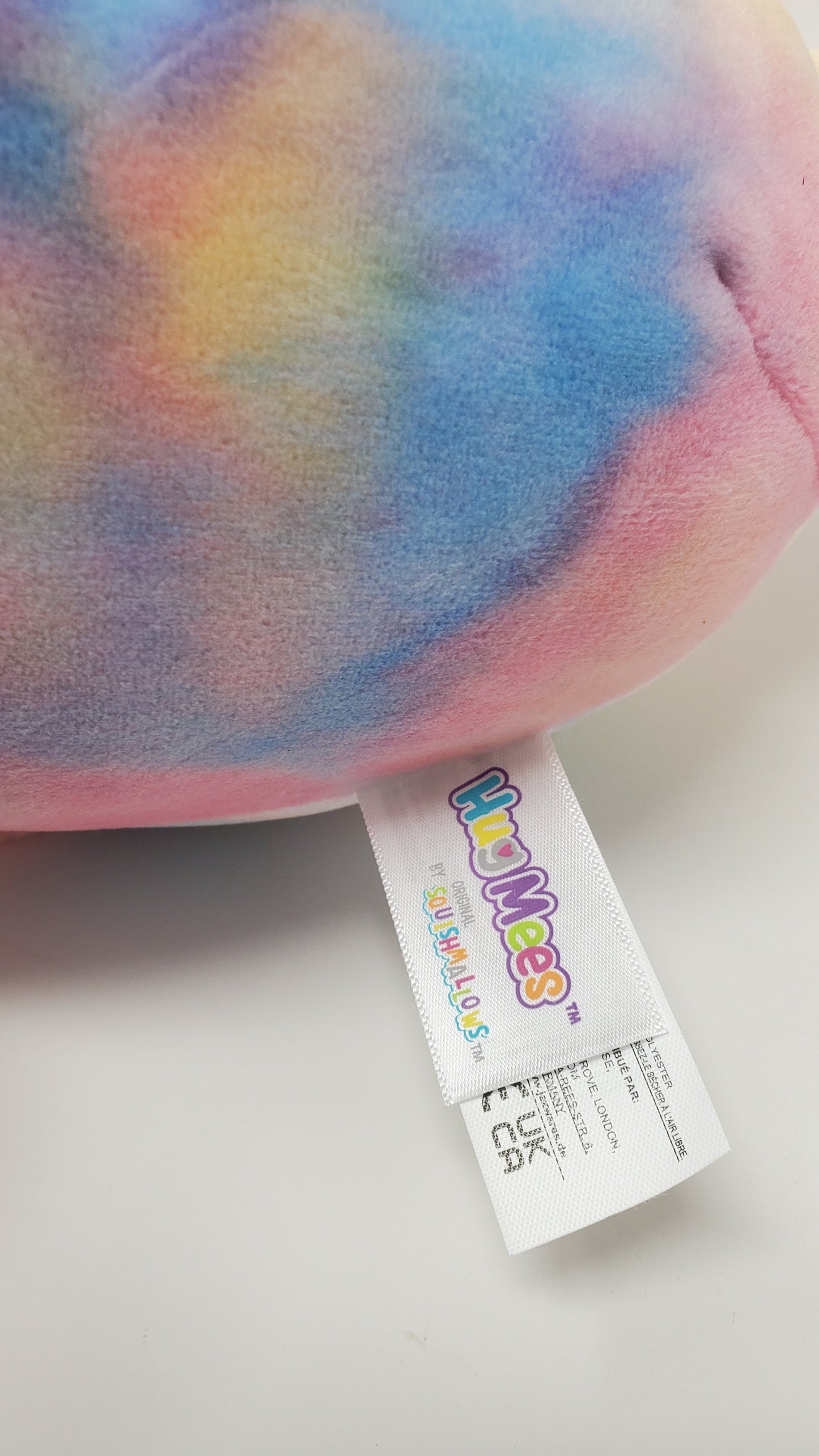 Squishmallows Hug Mees Tinley 12" Tie Dye Easter Edition Axolotl Super Soft Animal