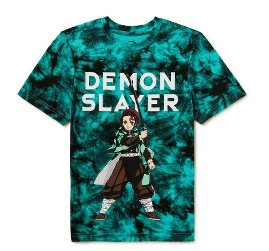 Demon Slayer Boys Graphic T-Shirt, Size 8