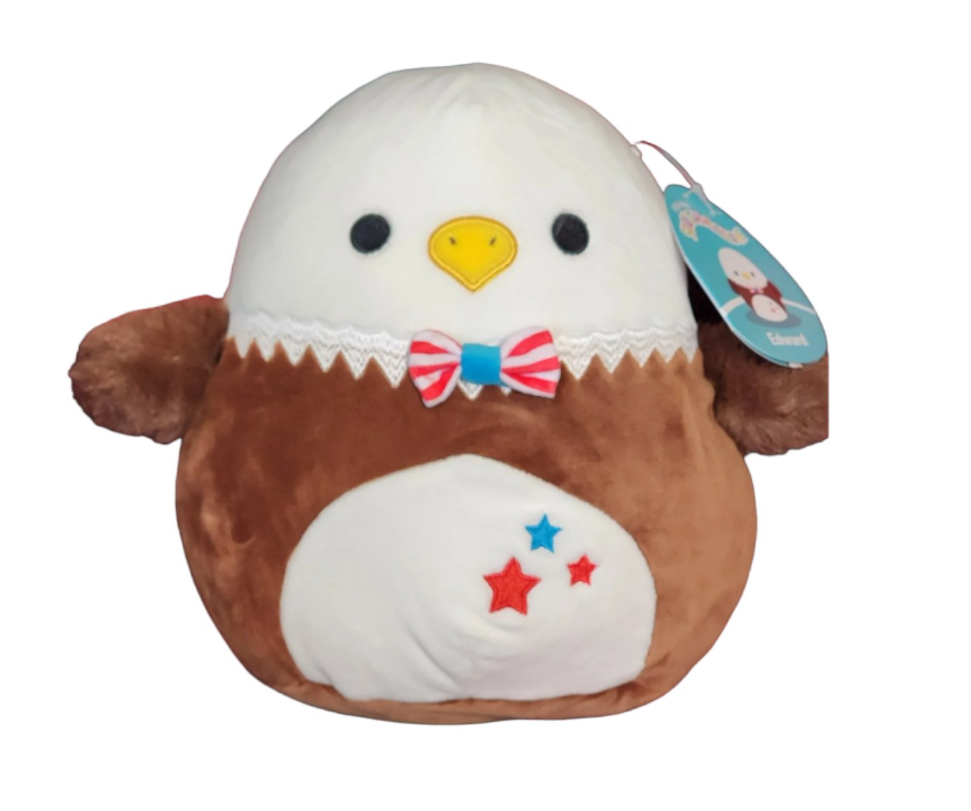 Squishmallows Special Patriotic Edition Edward Eagle 8 inch Super Soft Kellytoy Squish