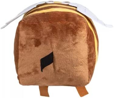 Minecraft Bee Kids Bedding Plush Cuddle and Decorative Pillow Buddy, Microfiber, Yellow, Mojang, Gaming Bedding