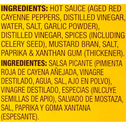 Old Bay Hot Sauce 64 oz Restaurant Size Bulk Container - Spicy Condiment for Flavorful Delights including Seafood, Wings, Burgers, Mac' n Cheese and Bloody Marys