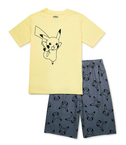 Pokemon pikachu short set size 10 12