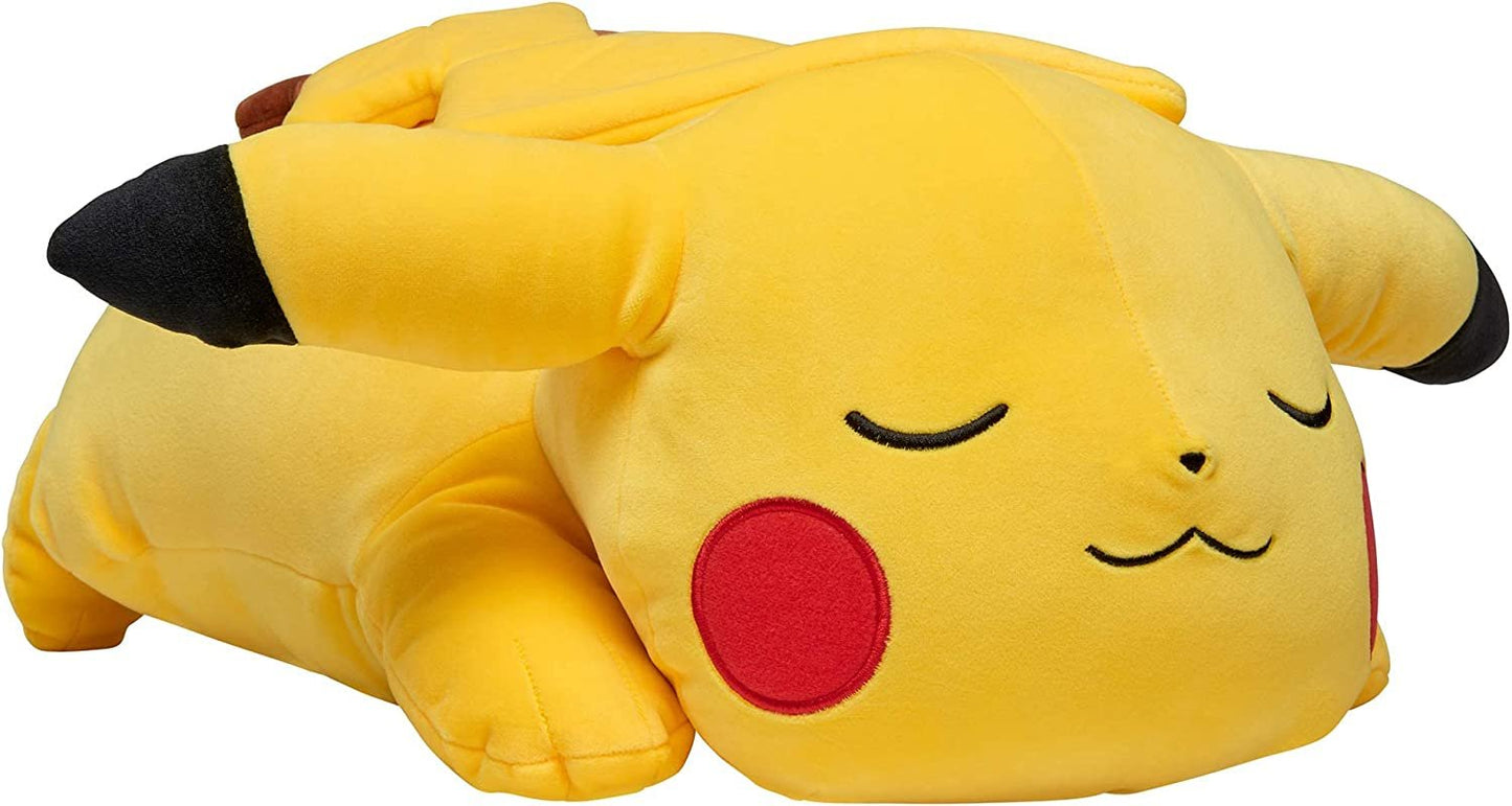 Pokemon Pikachu Plush, 18-Inch Plush Toy - Adorable Sleeping Pikachu - Ultra-Soft Plush Material, Perfect for Playing, Cuddling & Sleeping - Gotta Catch ‘Em All