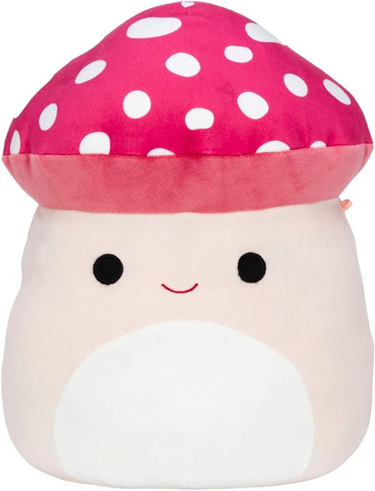 Squishmallow Oficial Kellytoy Food Squad Collectible Soft Plush Animal (Malcolm Mushroom, 14 Inch)