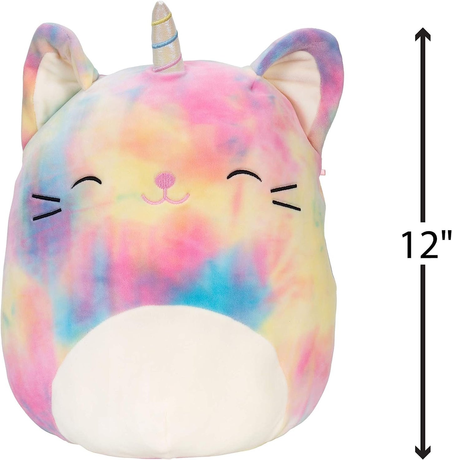 Squishmallows Official Kellytoy Plush 12" Galeria The Rainbow Caticorn- Ultrasoft Stuffed Animal Plush Toy